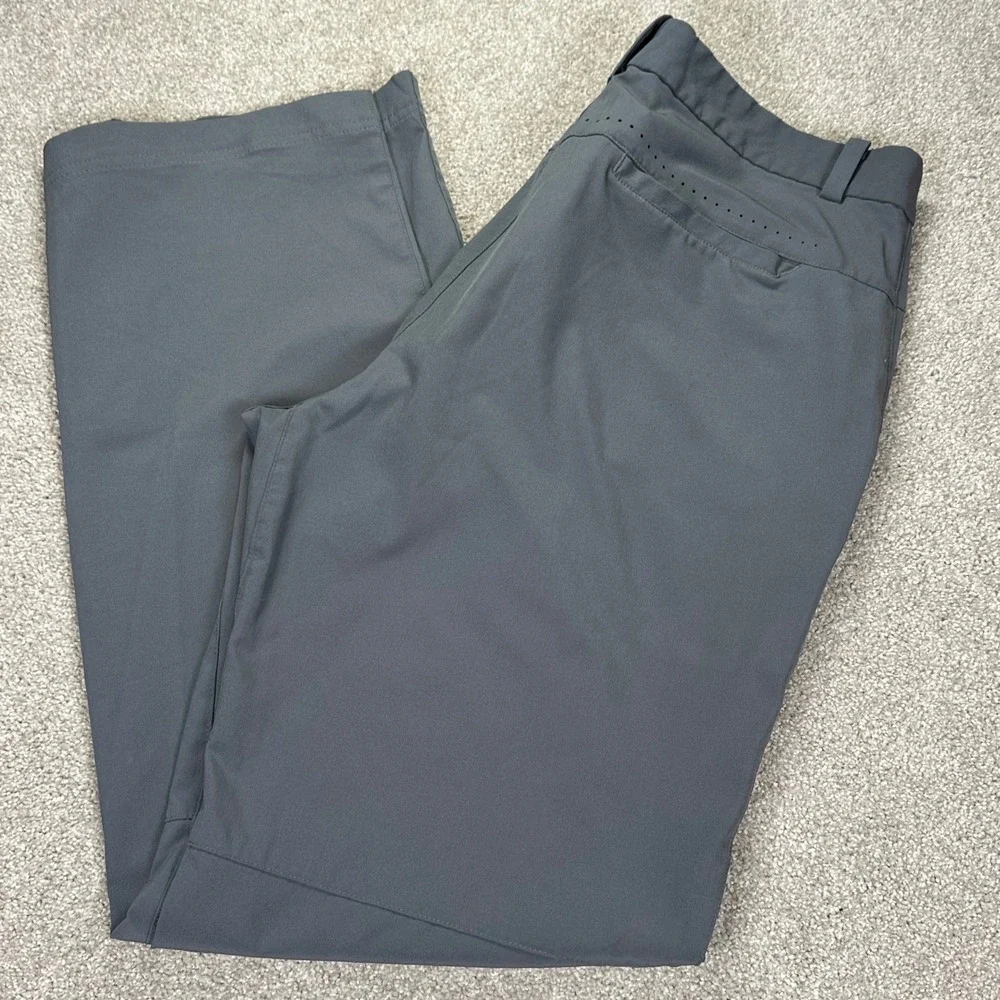 Nike Golf Mens 33x32 Tour Performance Dri-FIT Pants Gray Stretch Tech Golfcore